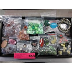 Natural stone & German glass works beads