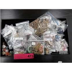 Tray of hand crafted jewelry & pendants