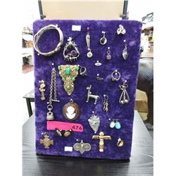 Vintage, antique & odd jewelry lot