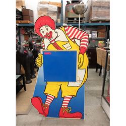 Vintage - Ronald McDonald floor standing sign
