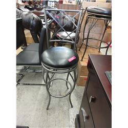 New - 29" Swivel Bar stool with black seat