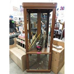 Corner display cabinet