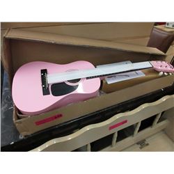 New - Pink Child sized acoustic guitar