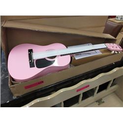 New - Pink Child sized acoustic guitar