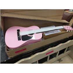 New - Pink Child sized acoustic guitar