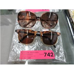 2 Used pairs of Vogue sunglasses