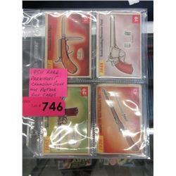 Rare 1954 Parkhurst Canadian guns & pistols cards
