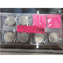 6 USA Casino tokens - metal tokens