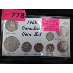 1968 Canadian coin set