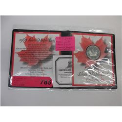 1 Ounce - 1989 Fine Silver "Maple Leaf" coin