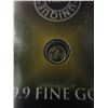 Image 1 : 2 x .9999 Gold Bullion Rounds - 1 Grain each