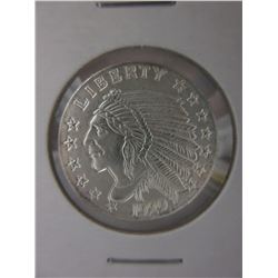 RARE ERROR PIECE - "Native Indian Head"  Art Round