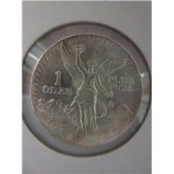 1983 Fine Silver - Old Style Winged Angel round