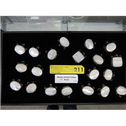 20 Mother of Pearl trinket boxes with loops