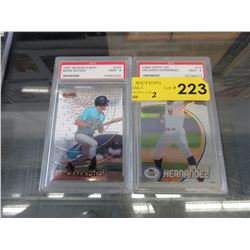 2 Graded baseball cards