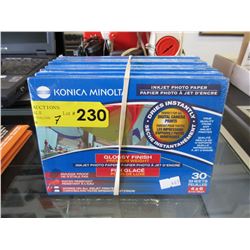 7 Packages of New inkjet photo paper