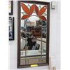 Image 1 : Wood framed wall mirror