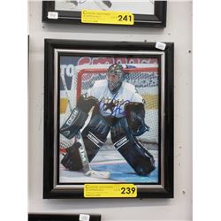 Autographed Marty Turco photograph