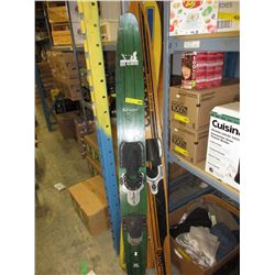4 Vintage wood slalom skis