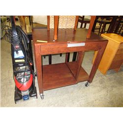 Rolling computer cart