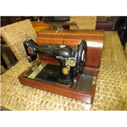 Vintage Singer portable sewing machine