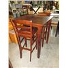 Image 1 : New Pub Height Table with 2 Chairs