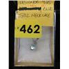 Image 1 : .925 Silver - Blue Topaz & Diamond Pendant & Chain