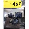 Image 1 : 3 Blue Sapphires - 172.4 CTW