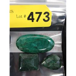 3 Emeralds - 191.9 CTW