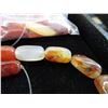 Image 2 : Amber & Carnelian Agate beads