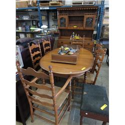 9 Piece  - Roxton Maple dining suite