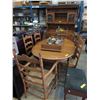 Image 1 : 9 Piece  - Roxton Maple dining suite