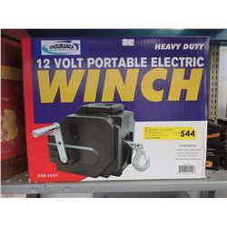 New - 12 Volt portable electric winch