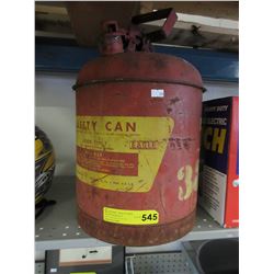 Vintage metal #1 Safety can