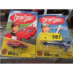 4 "Captain Scarlet & the Misterons" vehicles