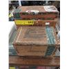 Image 1 : 4 Vintage wood cigar boxes