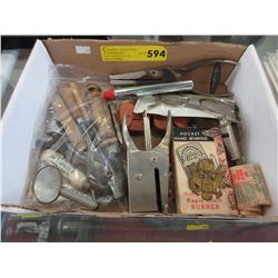 Assortment of vintage collectible goods