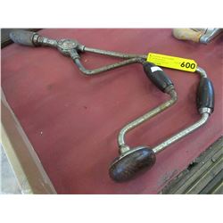 Vintage hand crank drill