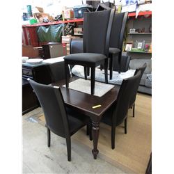 New Dining Table with Leaf & 8 Chairs