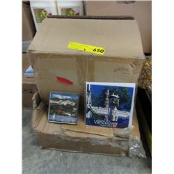 2 Cases of pop up post cards for Vancouver