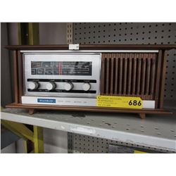 Vintage "Playmate" solid state electric radio