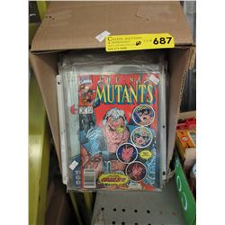 60 Comic books in protective sheets