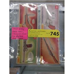 1954 Rare Parkhurst guns & pistols gum cards