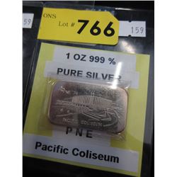 PNE '74 - Pacific Coliseum motif Silver Bar