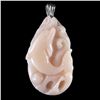 Image 1 : Natural Stone Opal Hand carved Pendant