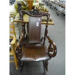 Mahogany Rocking Chair