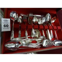 Lot of Rogers Oneida Flatware Service In Case