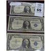 Image 1 : 3-Pack of Old Silver Certificate