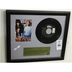 Nirvana Smells Like Team Spririt Framed Album