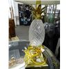 Image 2 : 2 Pair of Quoizel Lighting Crystal Pineapple Lamps - 2 Times the Money